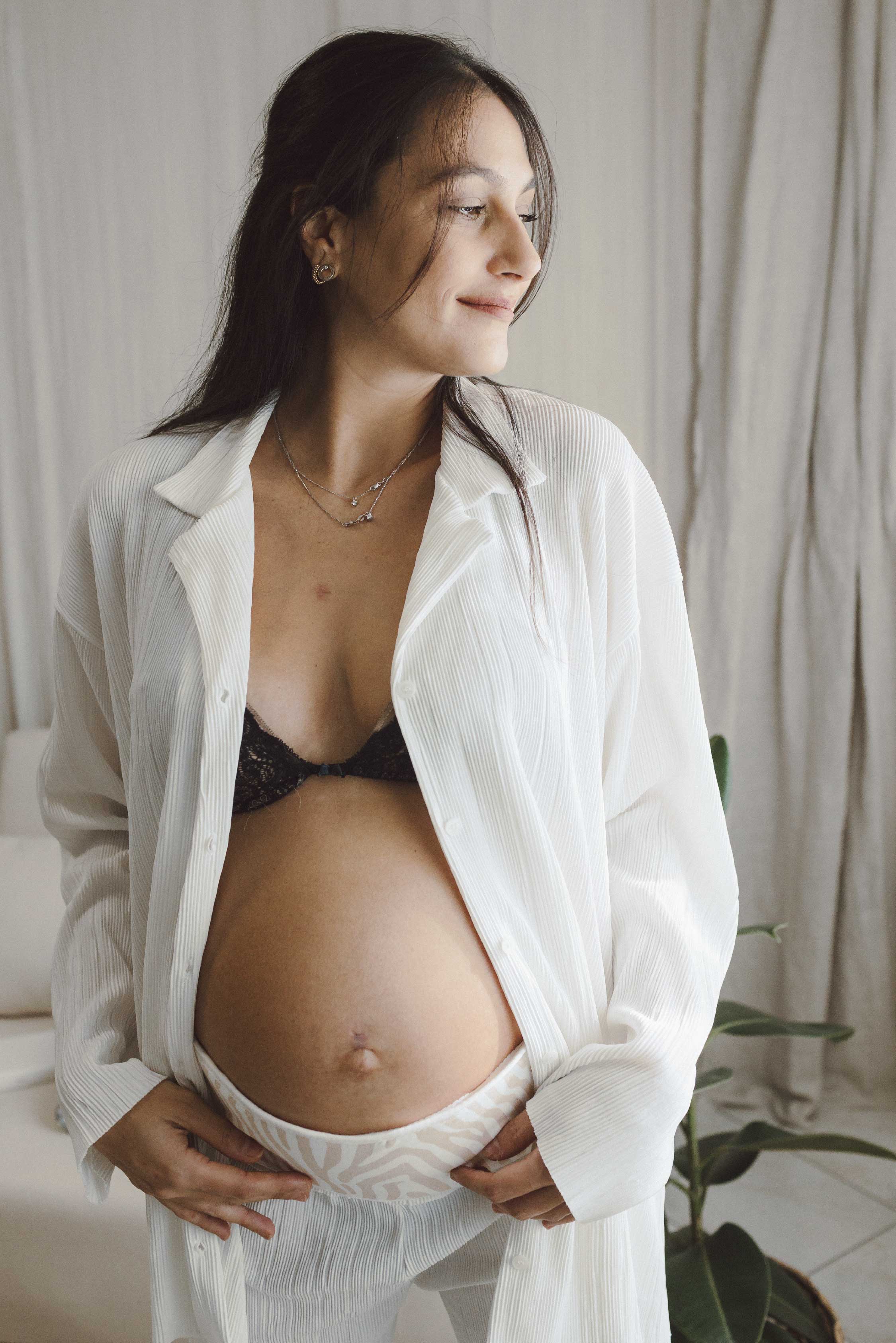 BELLY BAND Pregnancy Support Band - Tiger-print - Image 4