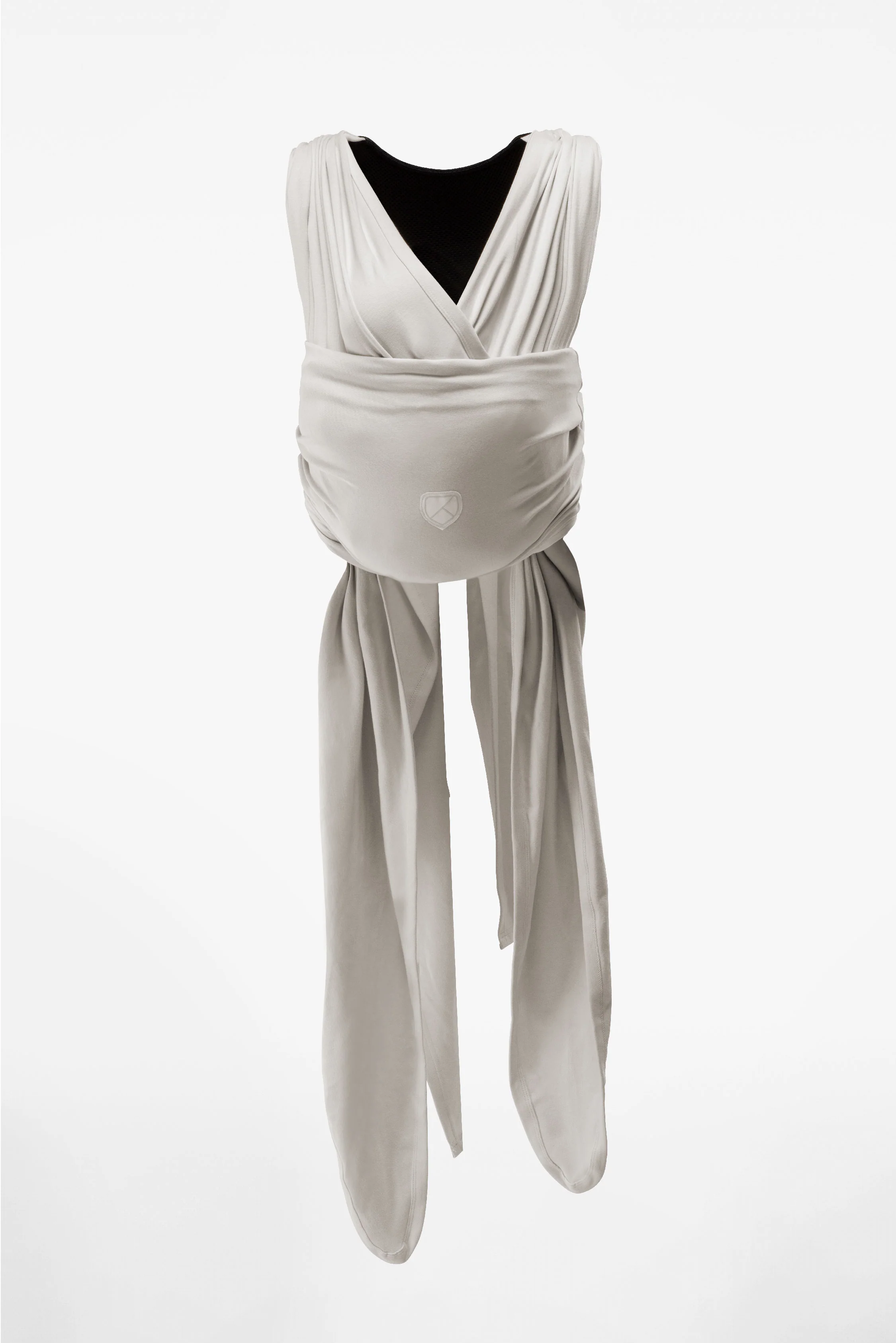 CUDDLE BAND 2 Newborn Baby Wrap - Light Grey - Image 2