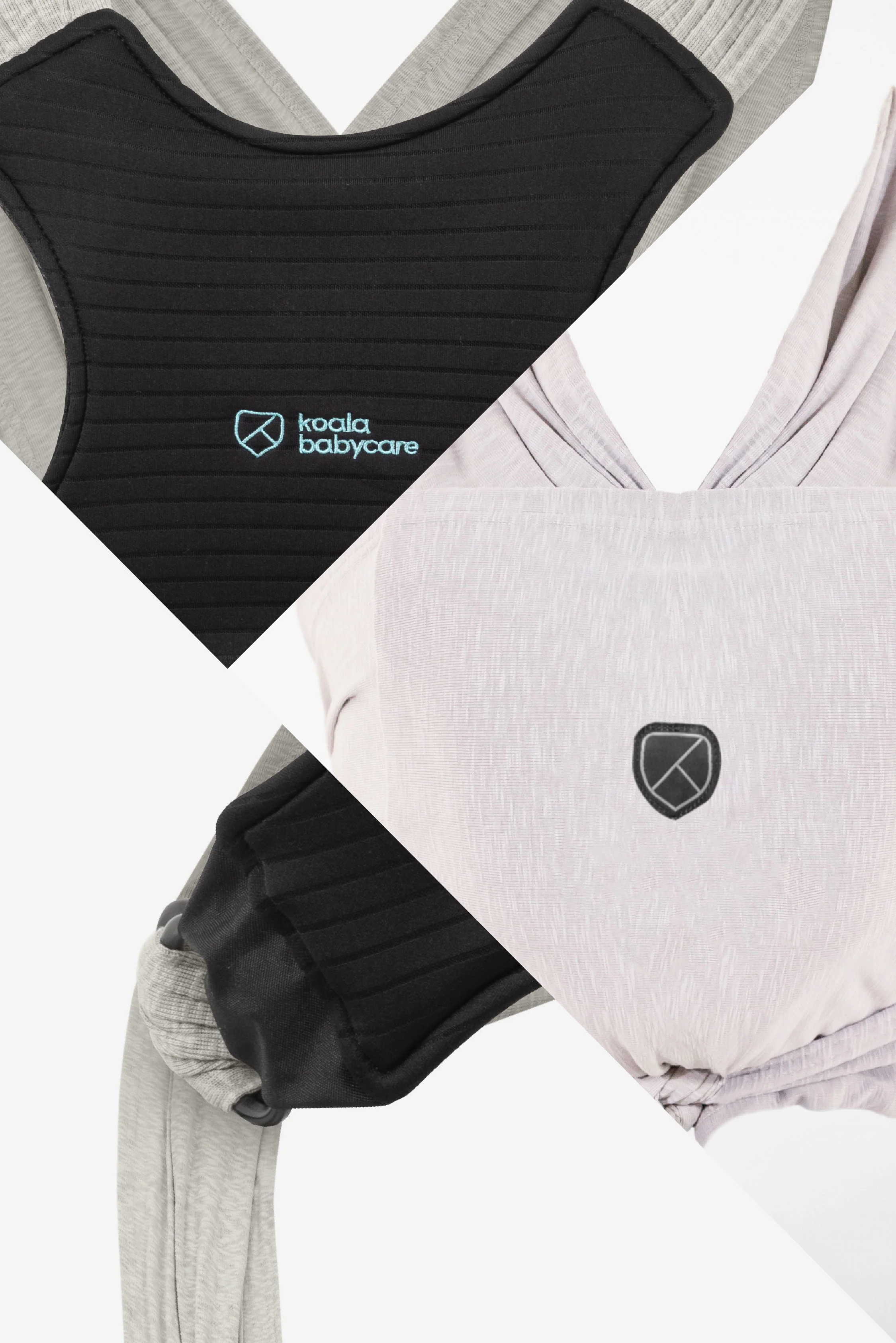 CUDDLE BAND Newborn Baby Wrap - Light Grey - Image 5