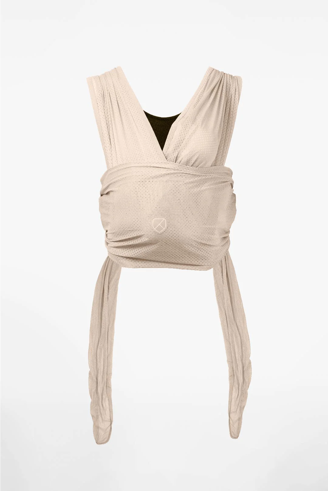 CUDDLE BREEZE Newborn Watersling Baby Wrap - Beige - Image 2