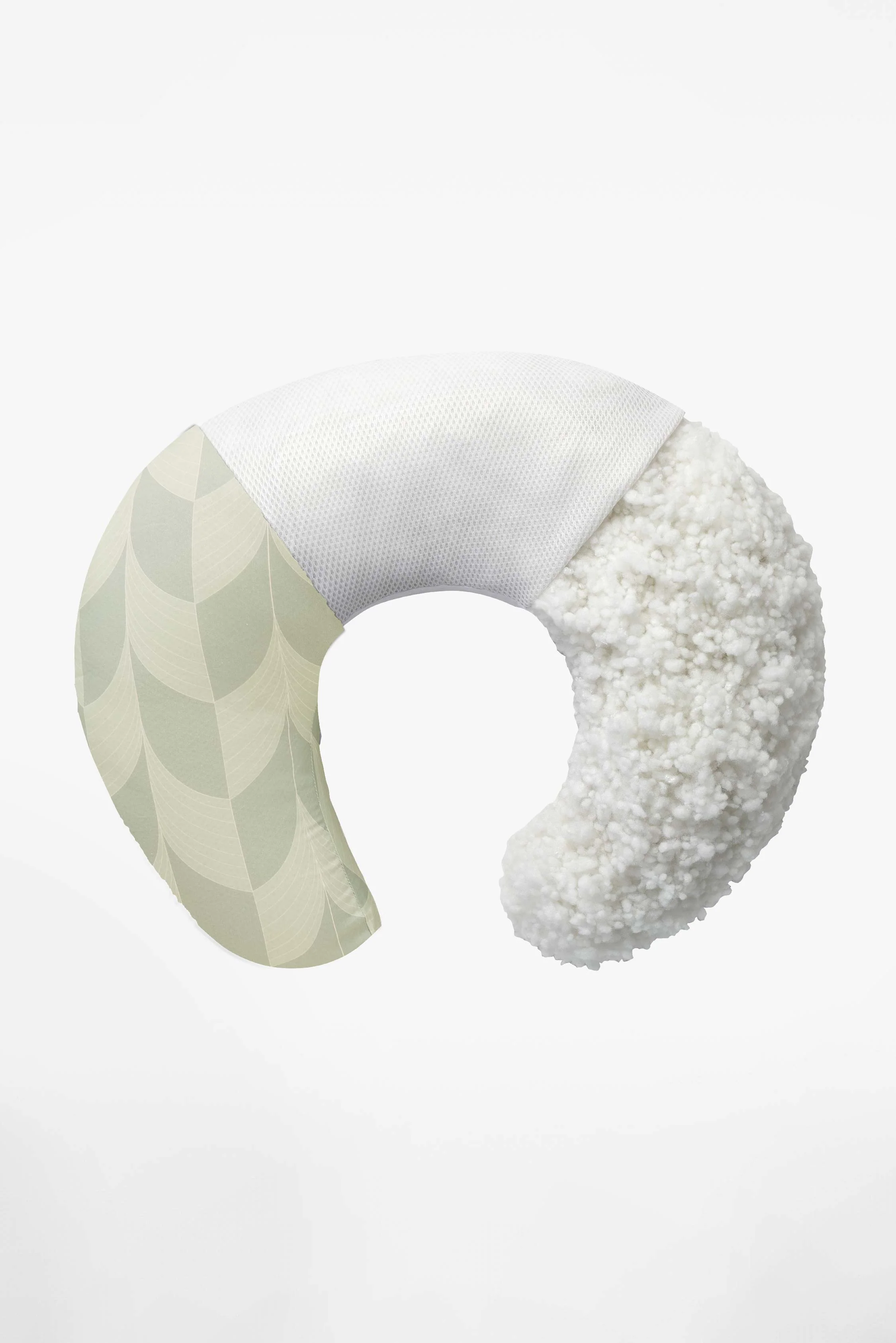HUG BABY Breastfeeding Pillow - Fan Green - Image 3