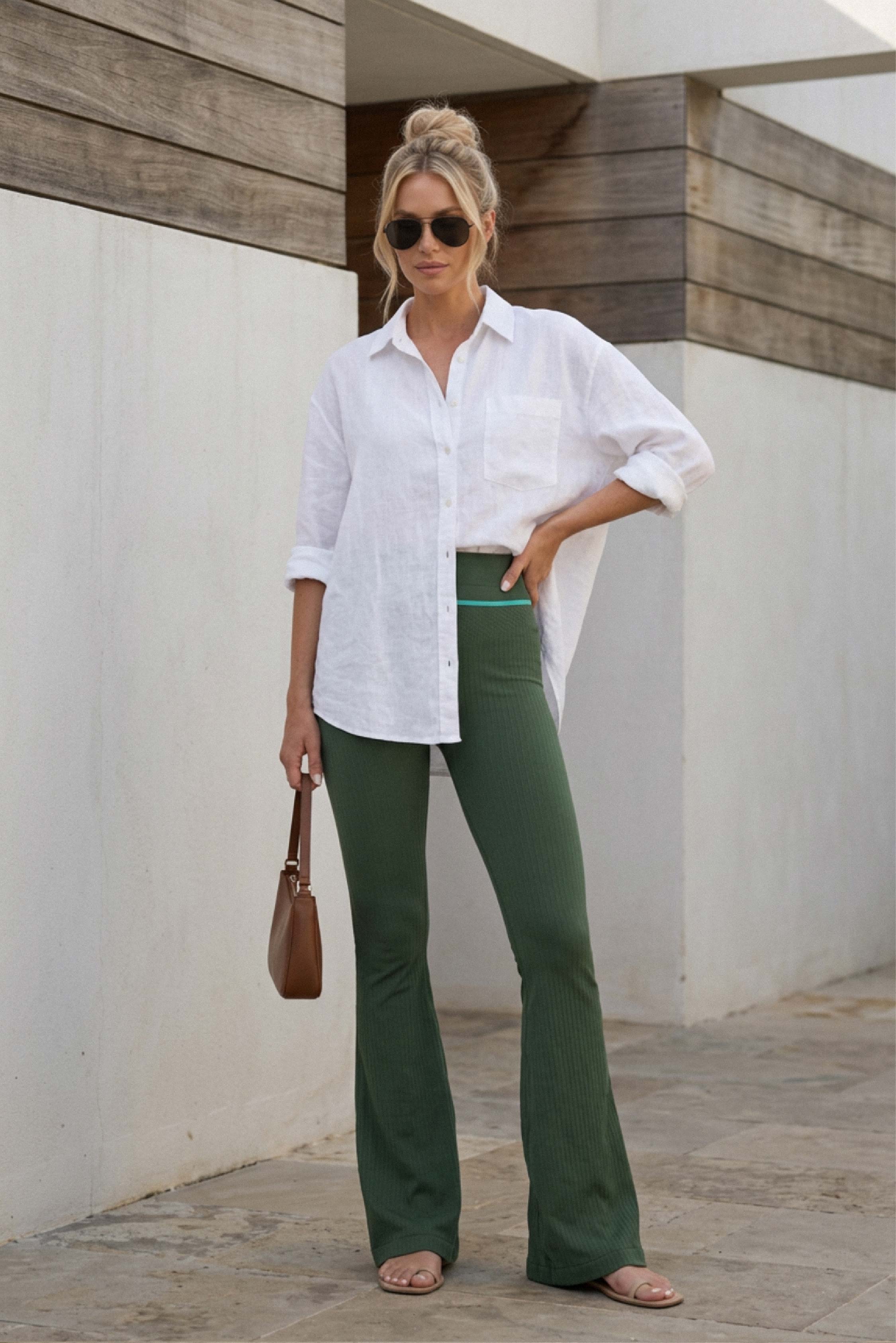 MATERNITY PANTS Maternity Pants - Green - Image 5