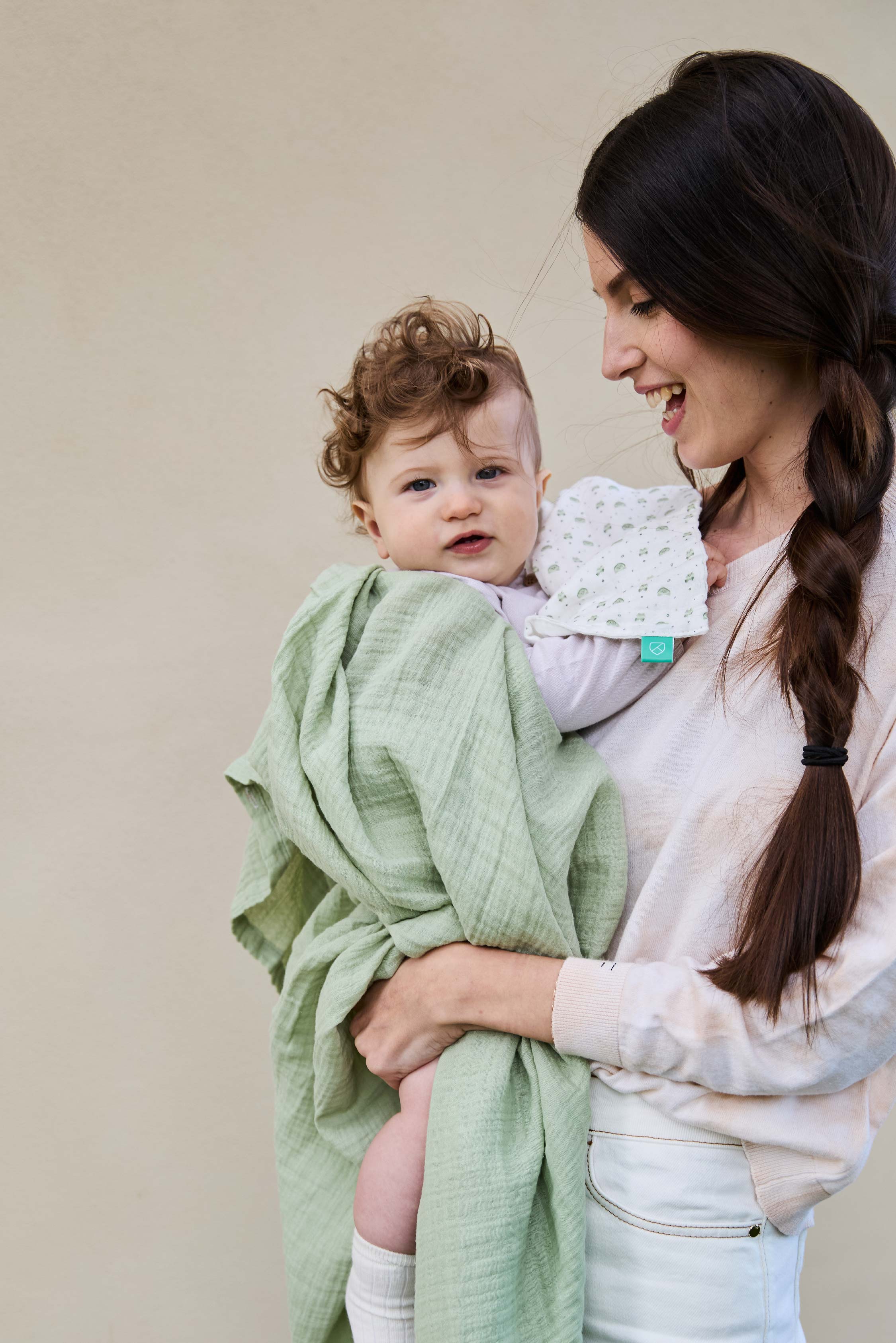CUDDLE BAND 2 COMPLETE SET + ORGANIC MUSLIN CLOTHS 80x80 - Image 10