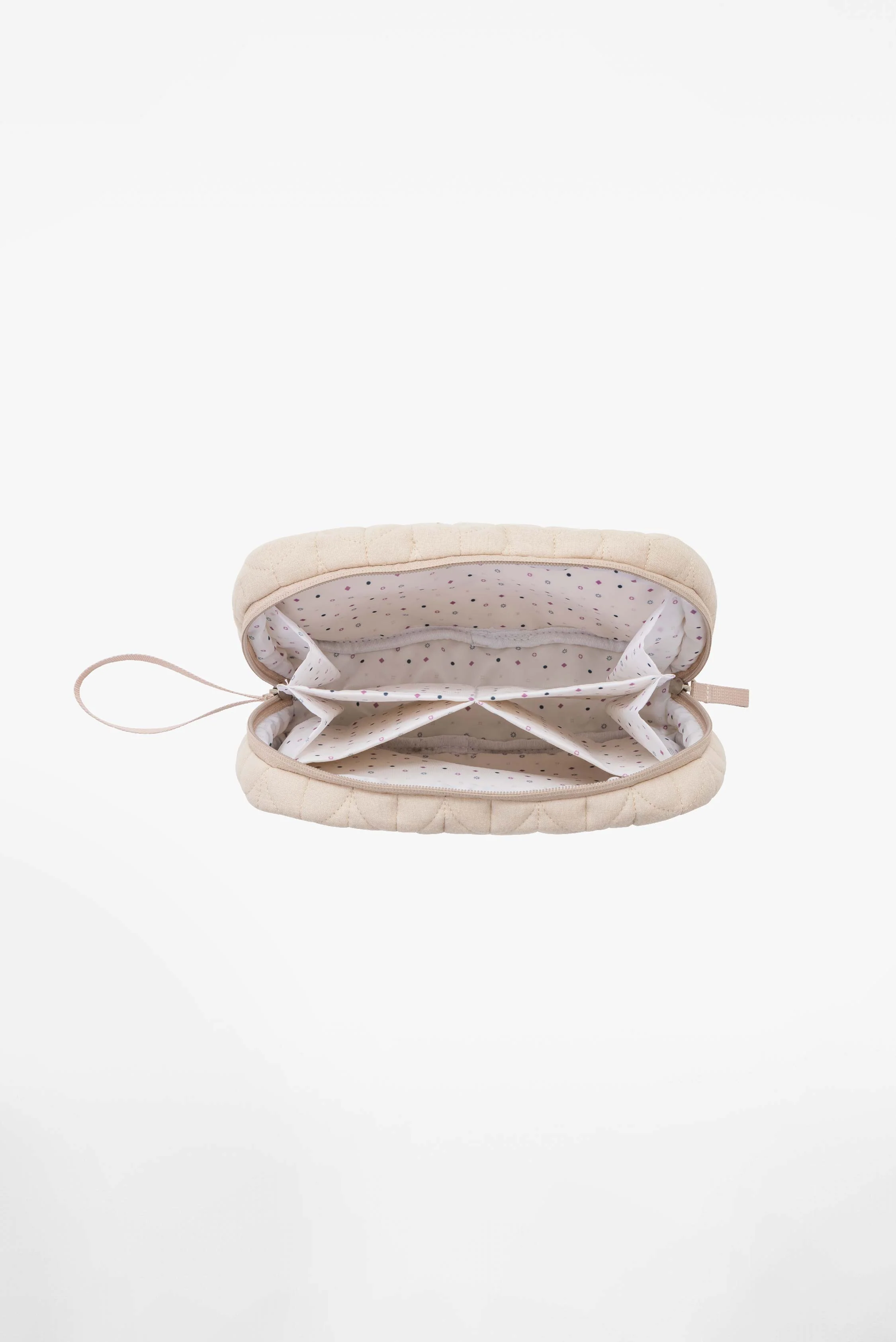 NECESSAIRE Baby Beauty case - Quilted Beige - Image 3