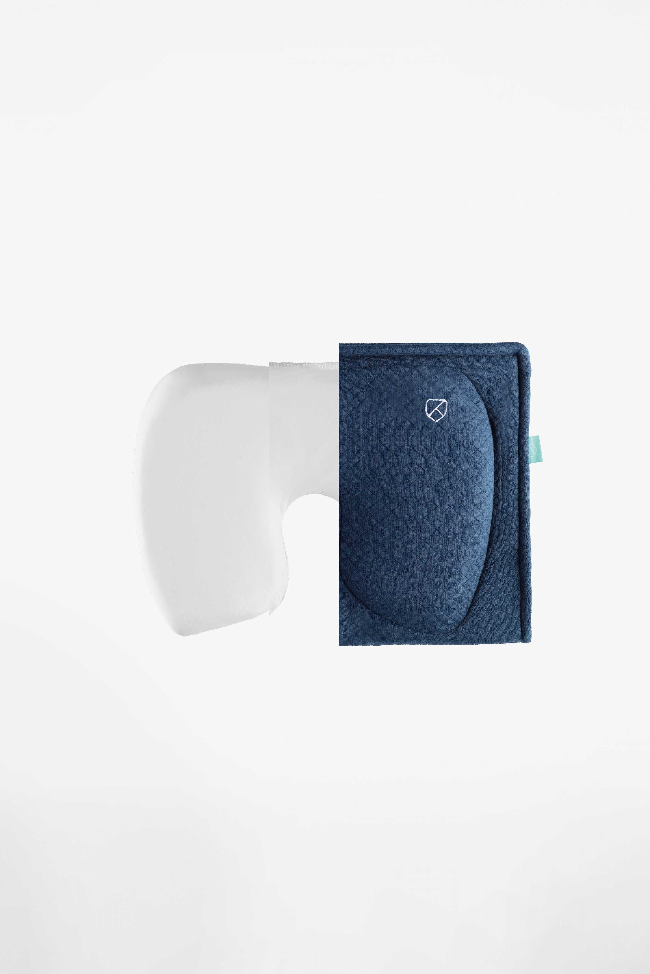 PERFECT HEAD BREASTFEEDING Pillow for Plagiocephaly - Dark Blue - Image 3
