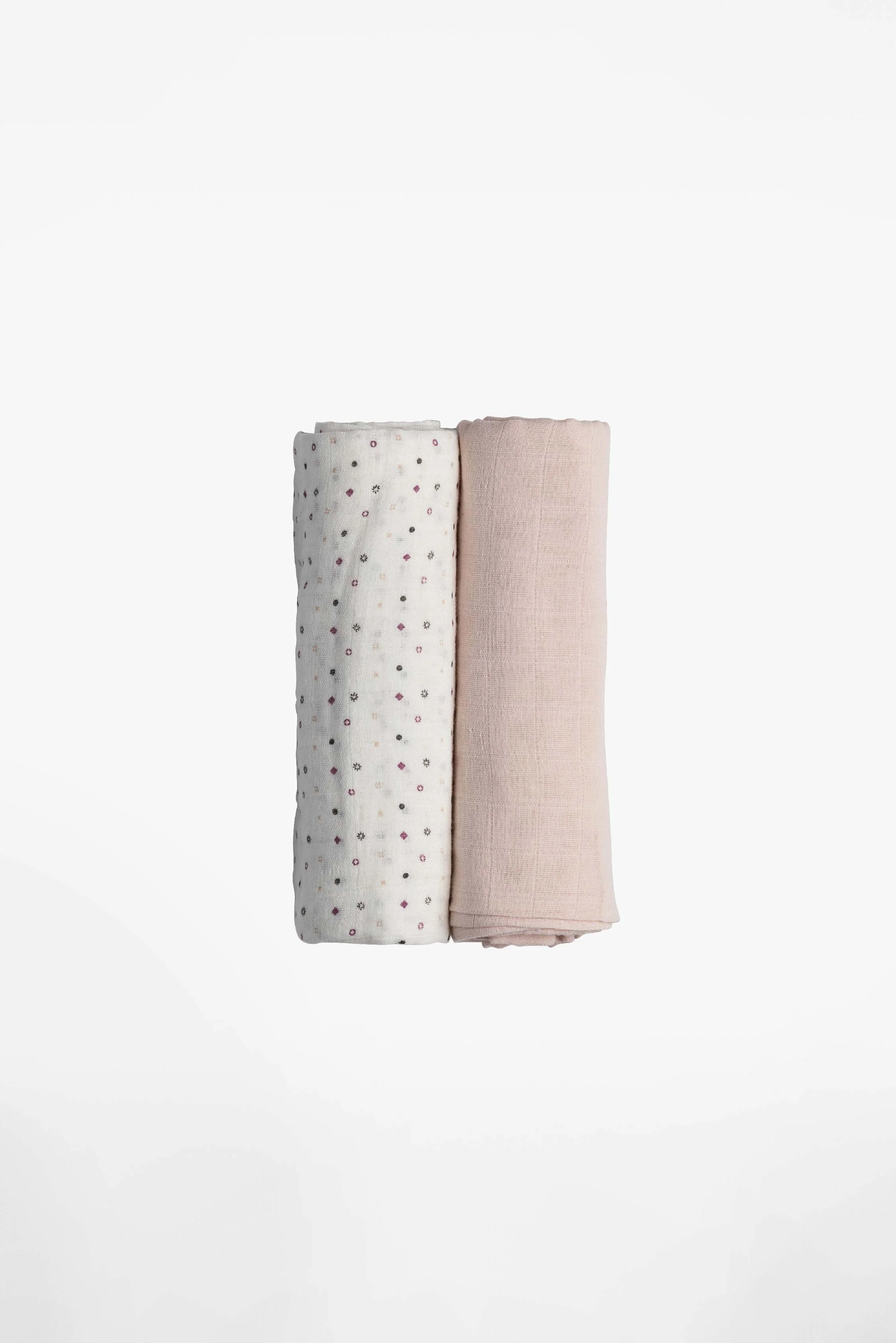 SOFT TOUCH 120x120 Newborn muslin cloths - Pink - Image 3