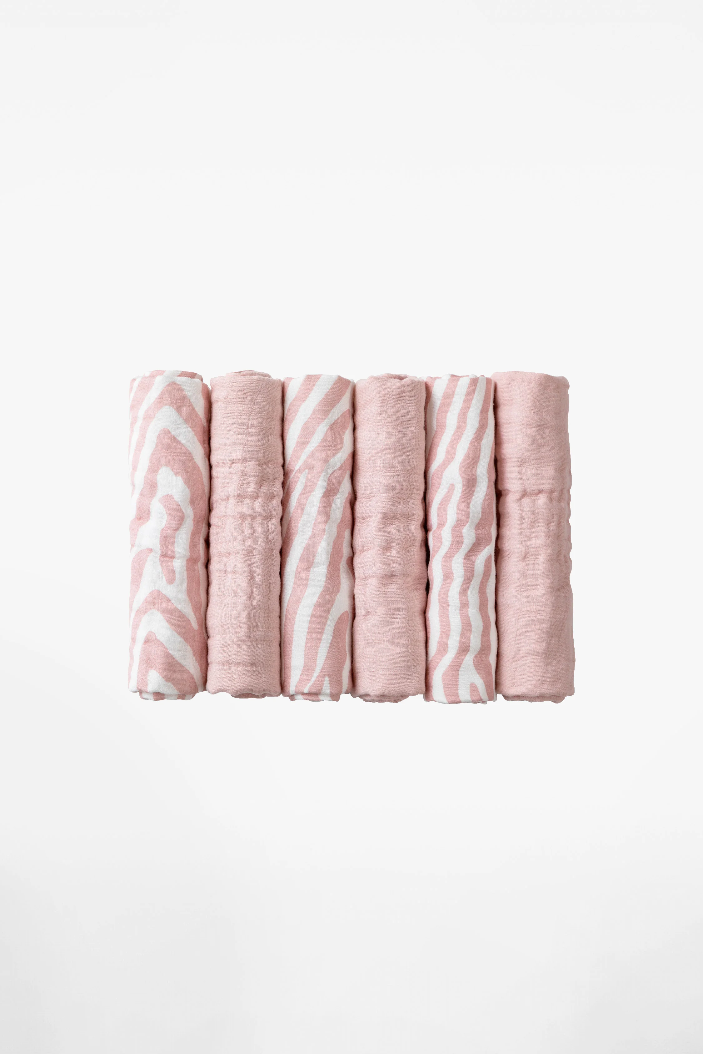 SOFT TOUCH 30X30 Newborn muslin cloths - Tiger Pink - Image 3